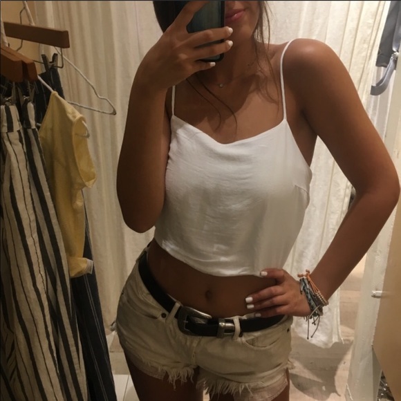 Brandy Melville Tops - White Crop Top